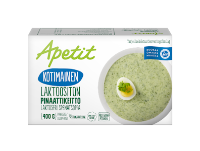 Apetit laktoositon pinaattikeitto 400g pakaste