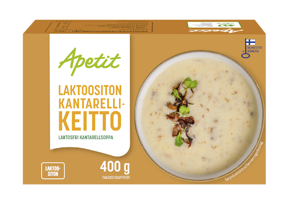 Apetit laktoositon kantarellikeitto 400 g pakaste