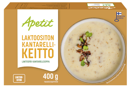 Apetit laktoositon kantarellikeitto 400 g pakaste