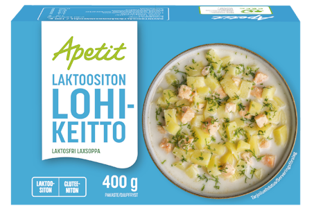 Apetit laktoositon lohikeitto 400g pakaste