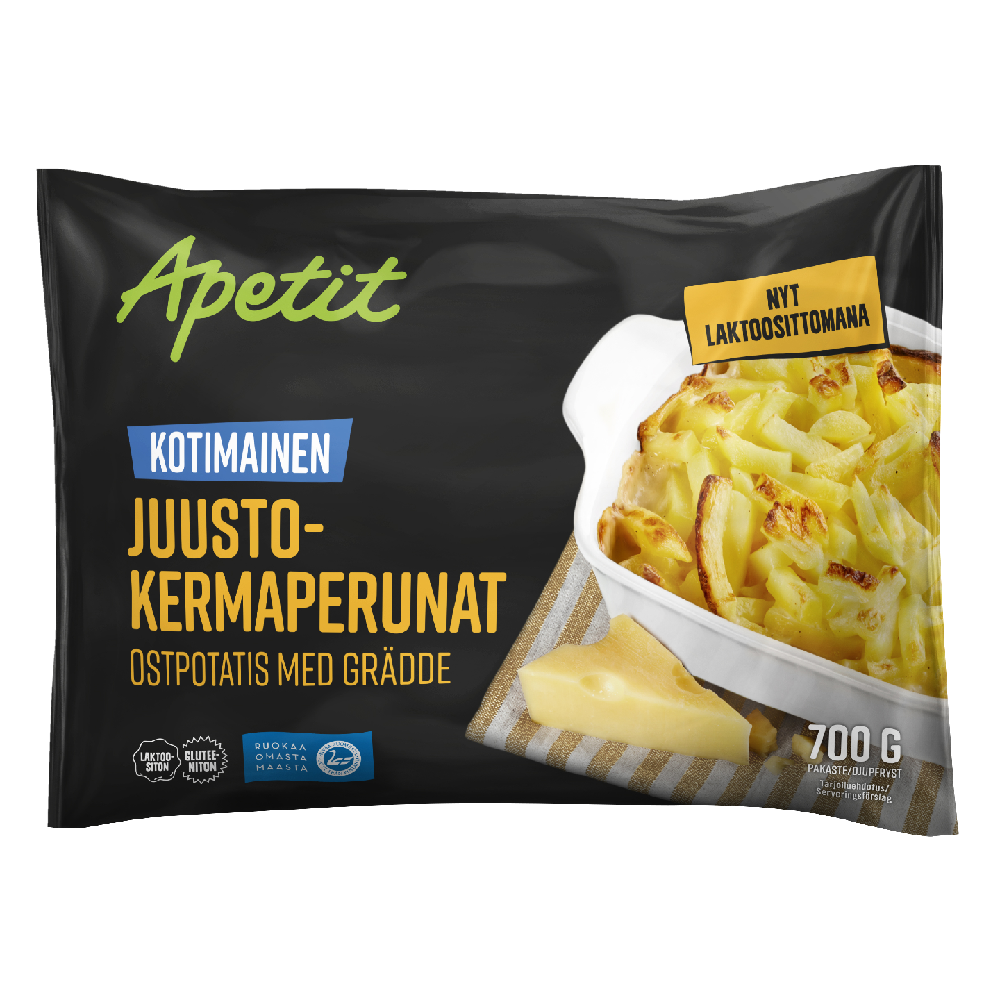 Apetit Kotimaiset juustokermaperunat 700g pakaste