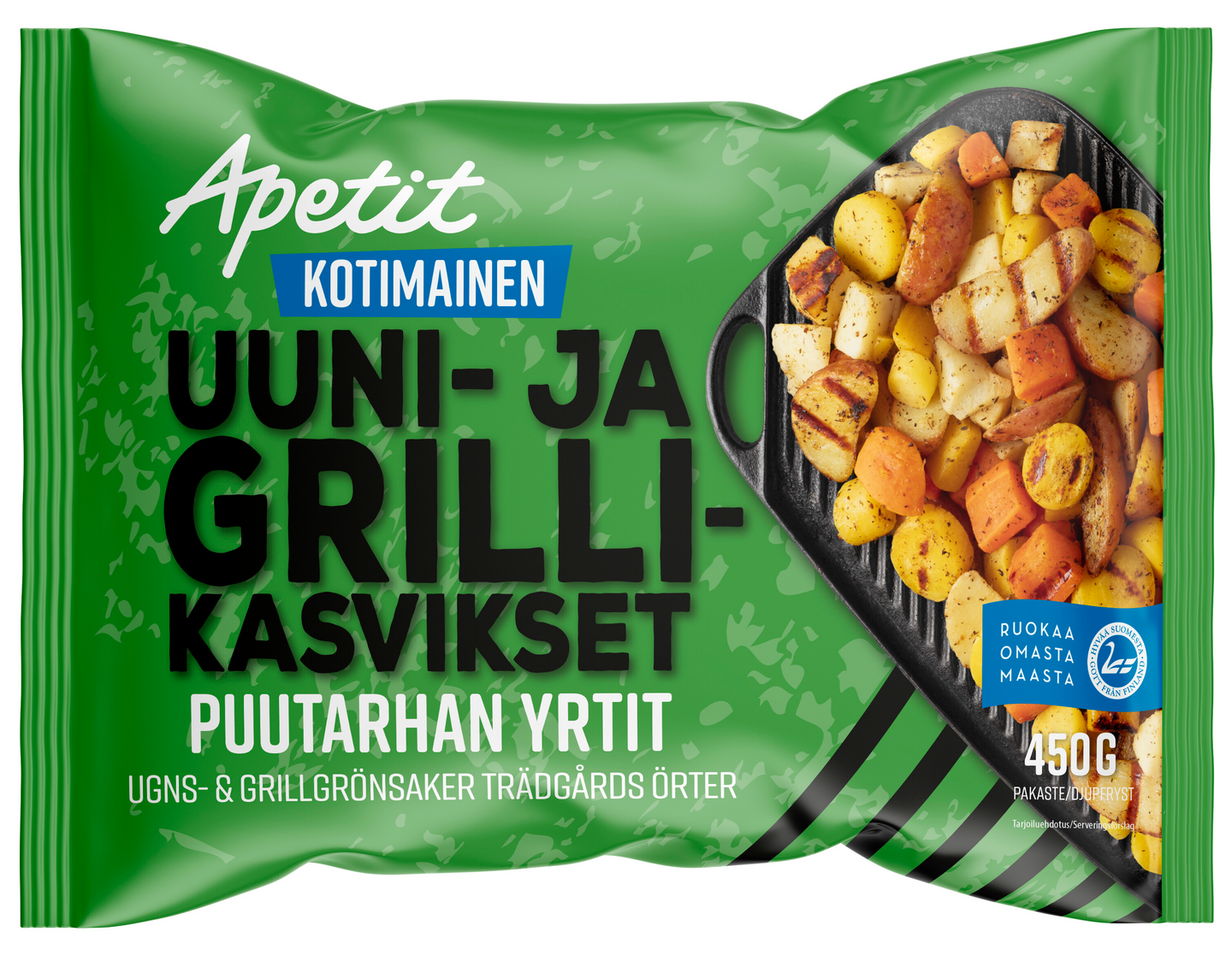 Apetit uuni&grillikasvikset puutarhan yrtit 450g kotimainen pakaste