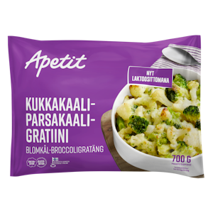 Apetit kukkakaali-parsakaaligratiini 700g pakaste