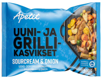 Apetit uuni-&grillikasvikset sourcream&onion 400g kotimainen pakaste