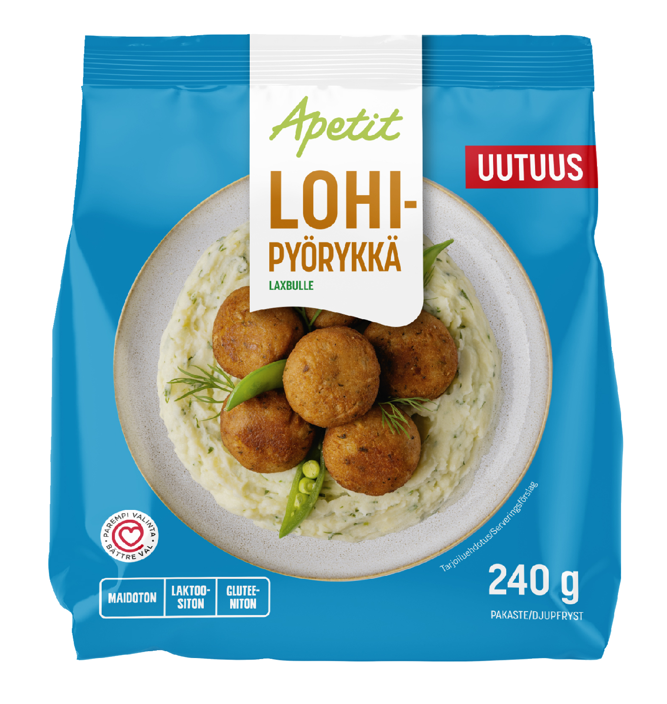 Apetit lohipyörykkä kypsä 240g pakaste