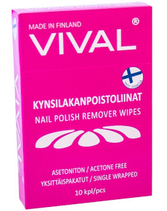 Vival kynsilakanpoistoliinat 10kpl