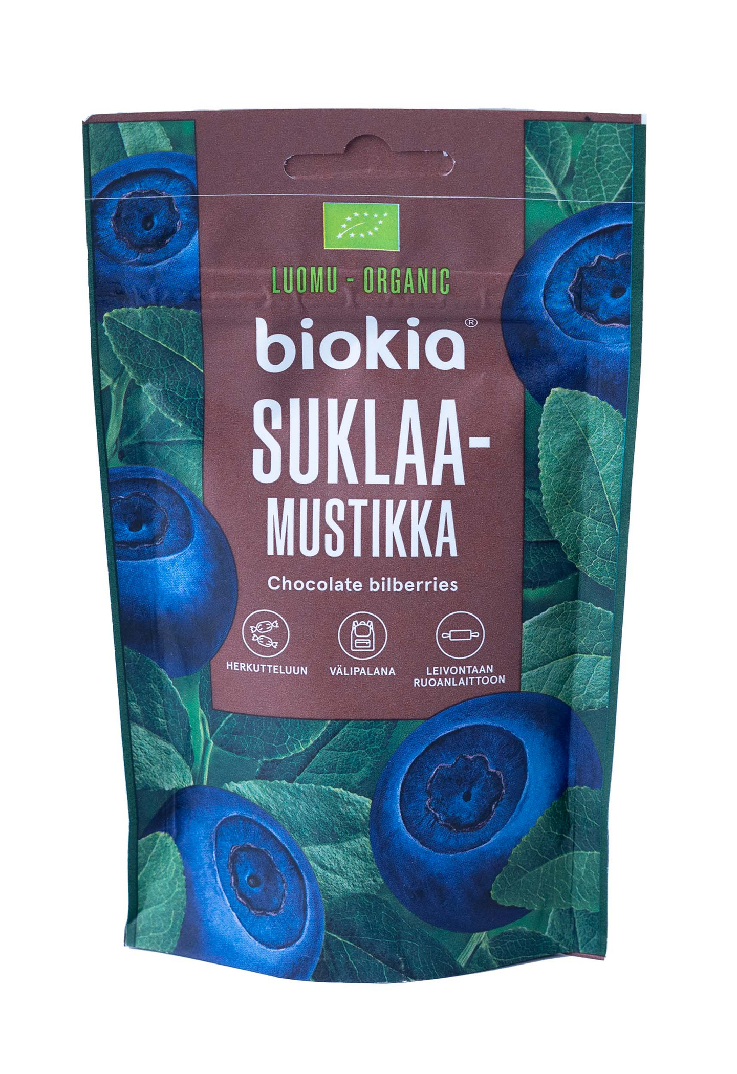 Biokia suklaamustikka 75g luomu