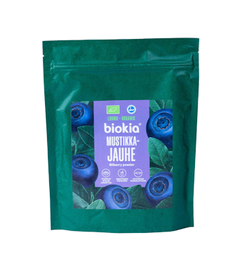 Biokia mustikkajauhe Luomu 150g