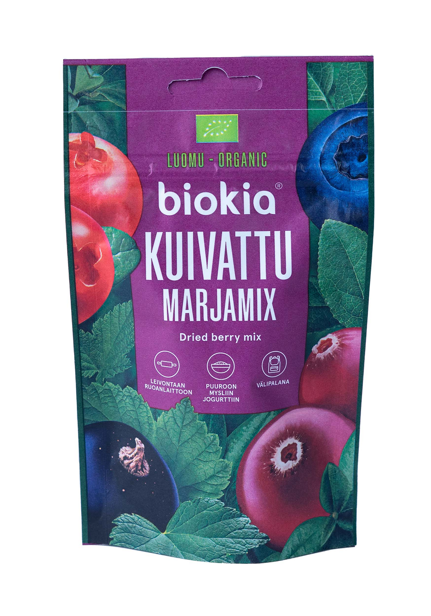 Biokia 50g Luomu kuivattu marjamix