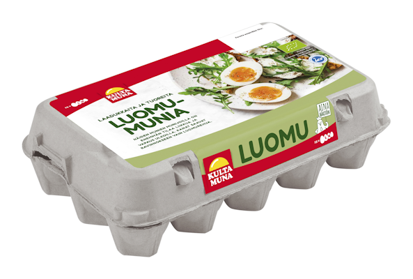 Kultamuna luomukananmuna M/L15 945g