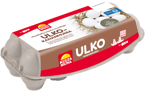 Kultamuna ulkokananmuna M/L10 630g