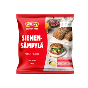 Moilas Gluten-Free Siemensämpylä 4 kpl/280 g kypsä pakaste