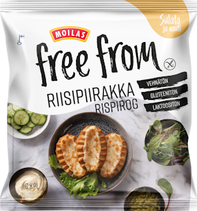 Moilas free from riisipiirakka 6/402g kypsäpakaste