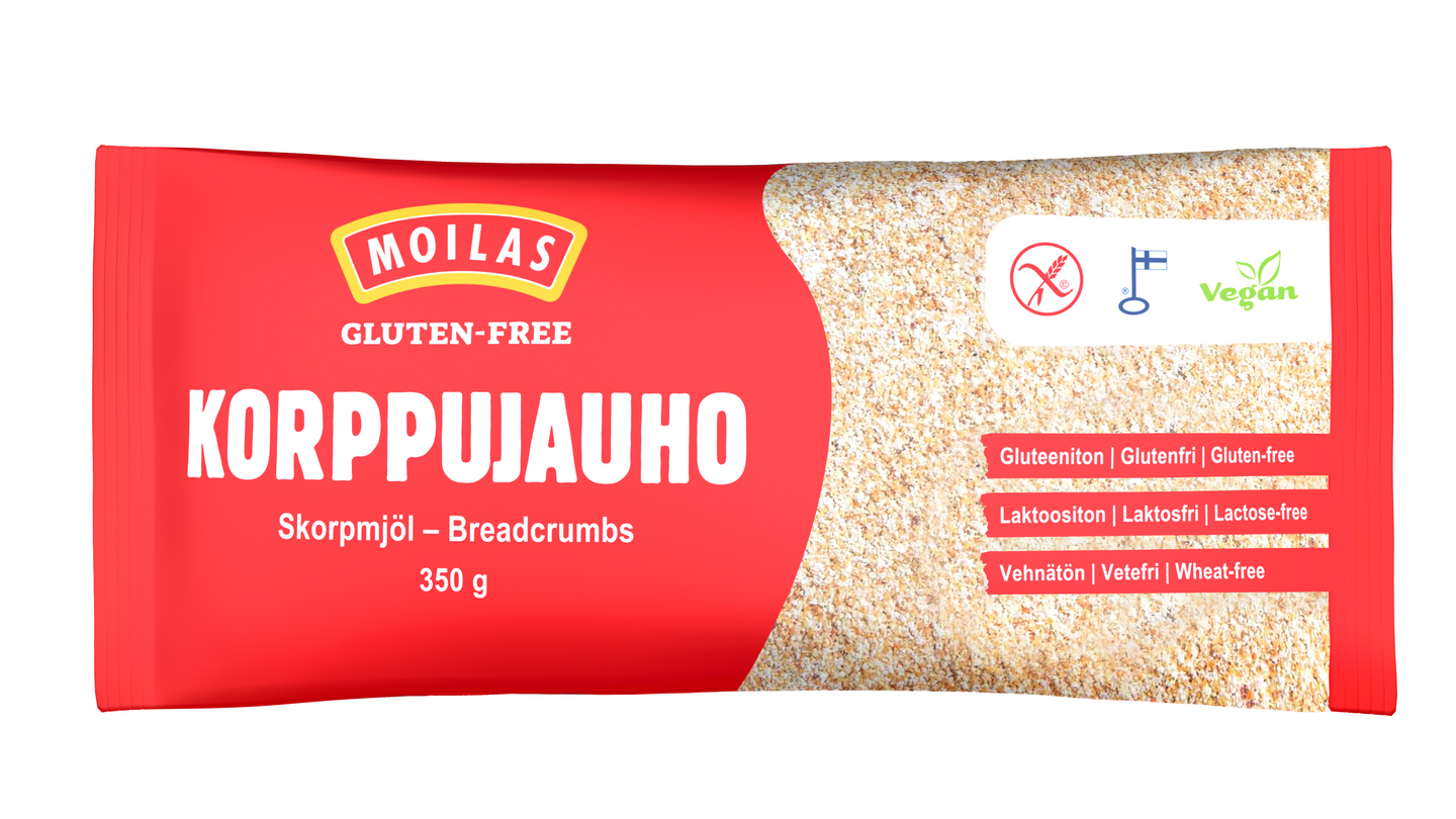 Moilas korppujauho 350g gluteeniton