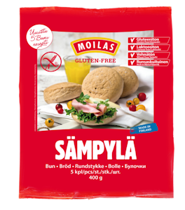 Moilas sämpylä 5kpl/400g gluteeniton pakaste