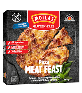 Moilas pizza meat feast 265g gluteeniton pakaste