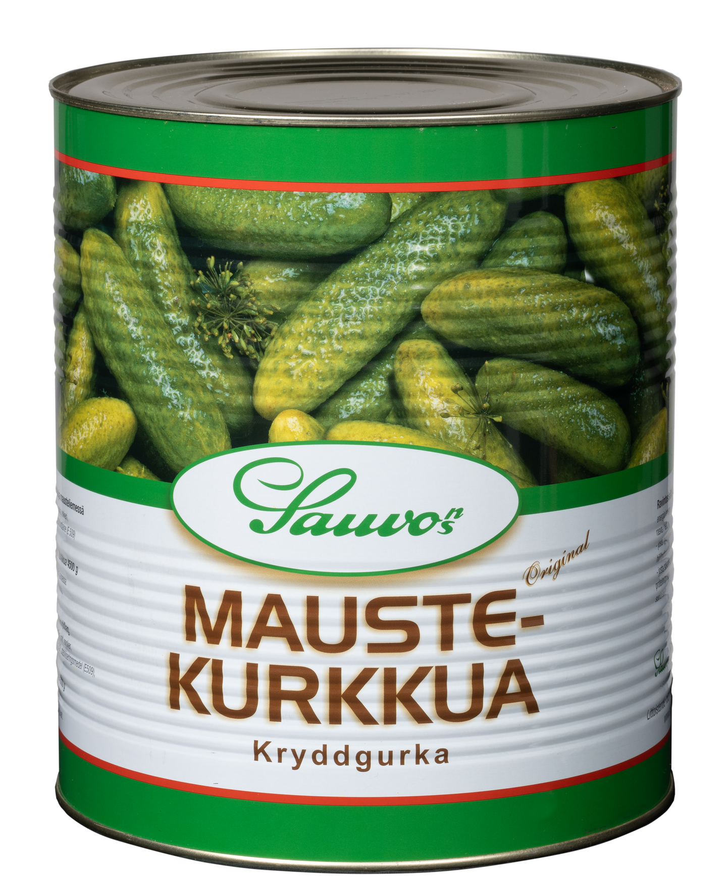 Sauvon maustekurkkua mausteliemessä  8,2/4,5kg