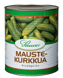 Sauvon maustekurkkua mausteliemessä 8,2/4,5kg LAVA