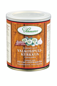 Sauvon Vanhan Ajan Valkosipulikurkkua viipaleina 850g/460 g