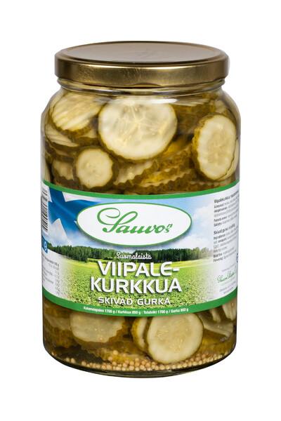 Sauvon Viipalekurkkua mausteliemessä 1700g/850g