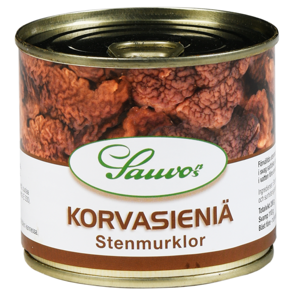 Sauvon Korvasieniä miedossa suolaliemessä 200g/110g