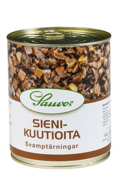 Sauvon Sienikuutioita miedossa suolaliemessä 850/500g