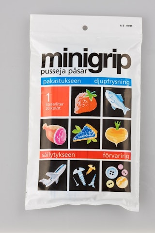 Minigrip 1 L pakastepussi 20 kpl | K-Ruoka Verkkokauppa