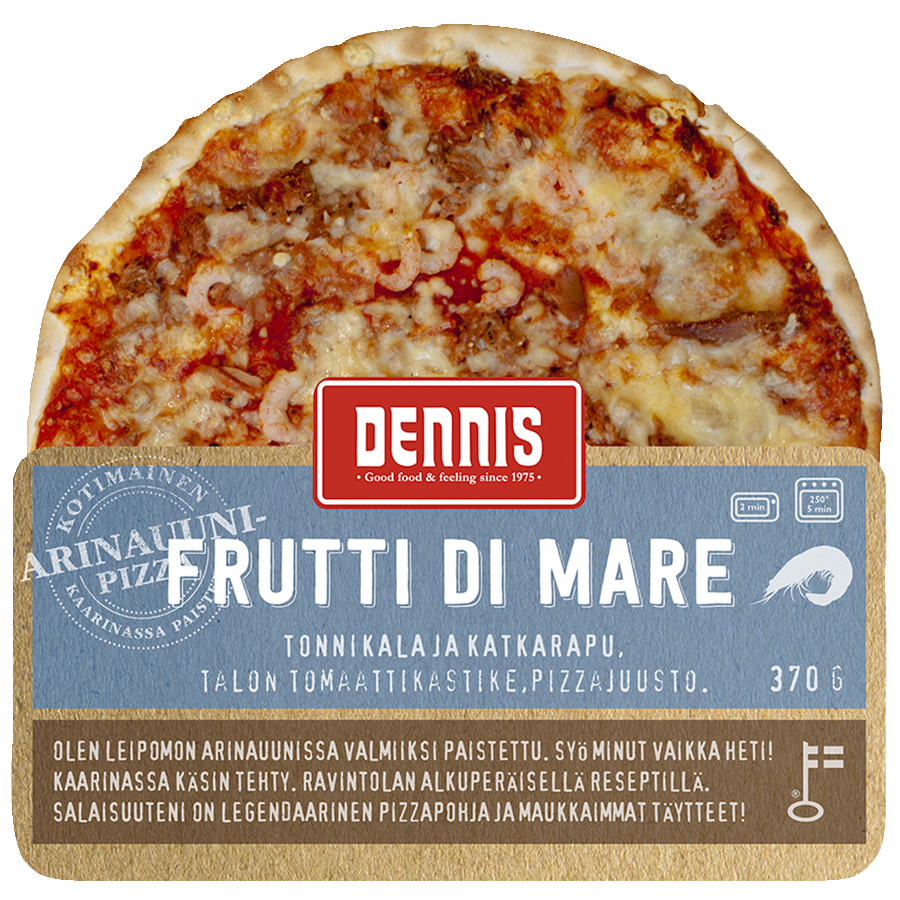 Dennis Frutti di Mare pizza 370g | K-Ruoka Verkkokauppa