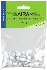 Airam naulakiinnike 7-10mm 25kpl/pss