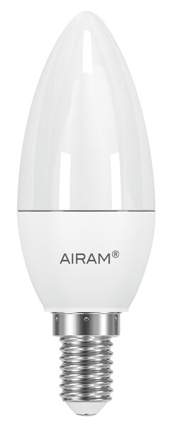 Airam Oiva LED kynttilä E14 470lm opal