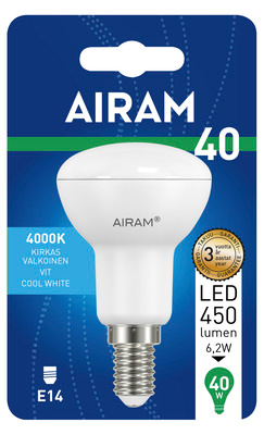 Airam LED kohde R50 E14 480lm-138cd