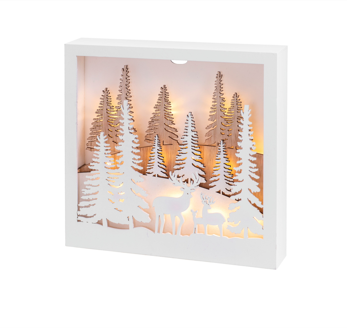 Airam Siimes puinen led-valo poro-koriste