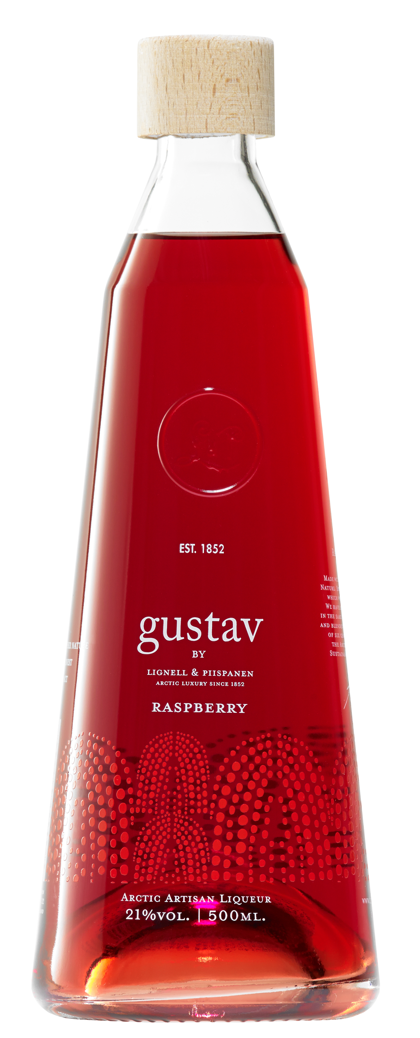Gustav Raspberry liqueur 50cl 21%