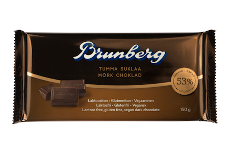 Brunberg Tumma suklaa laktoositon 150g