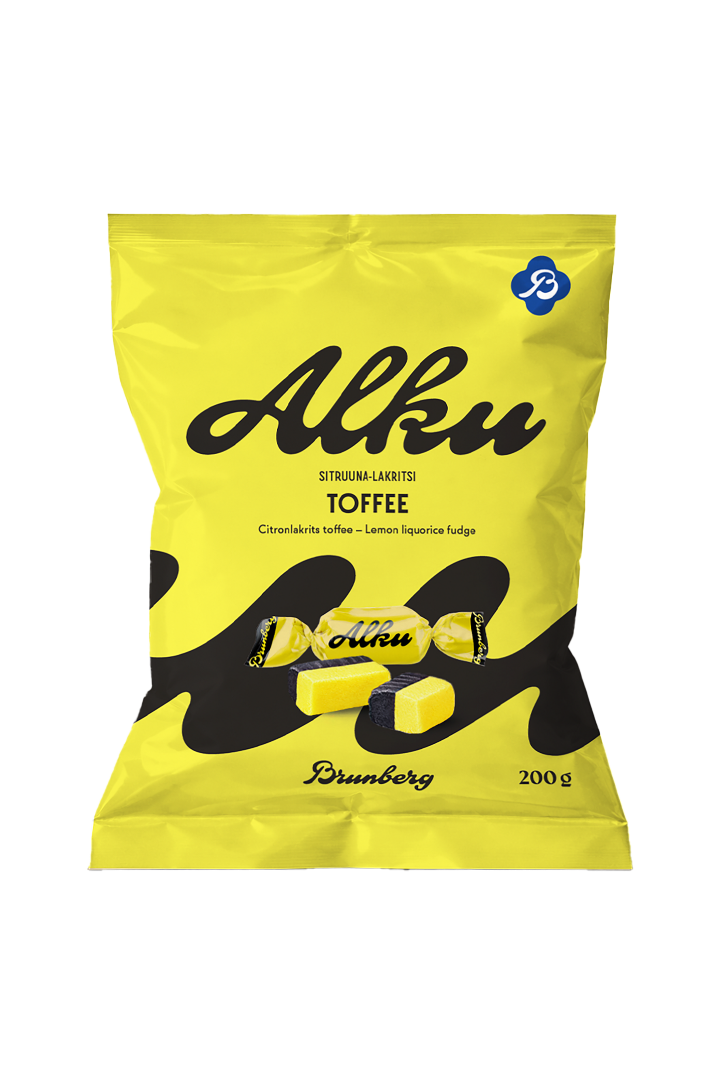 Brunberg Alku Sitruunalakritsitoffeekaramelli 200g