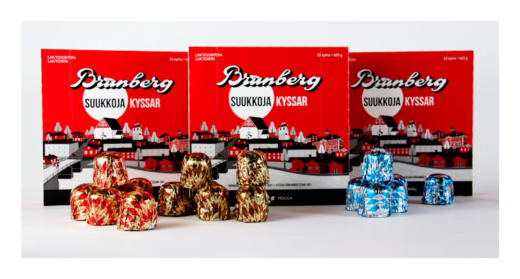 Brunberg suukkolajitelma 4x25kpl/625g vanilja-, mokka-, mansikkasuukko