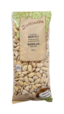 Salliselta Manteli kuorittu 800g