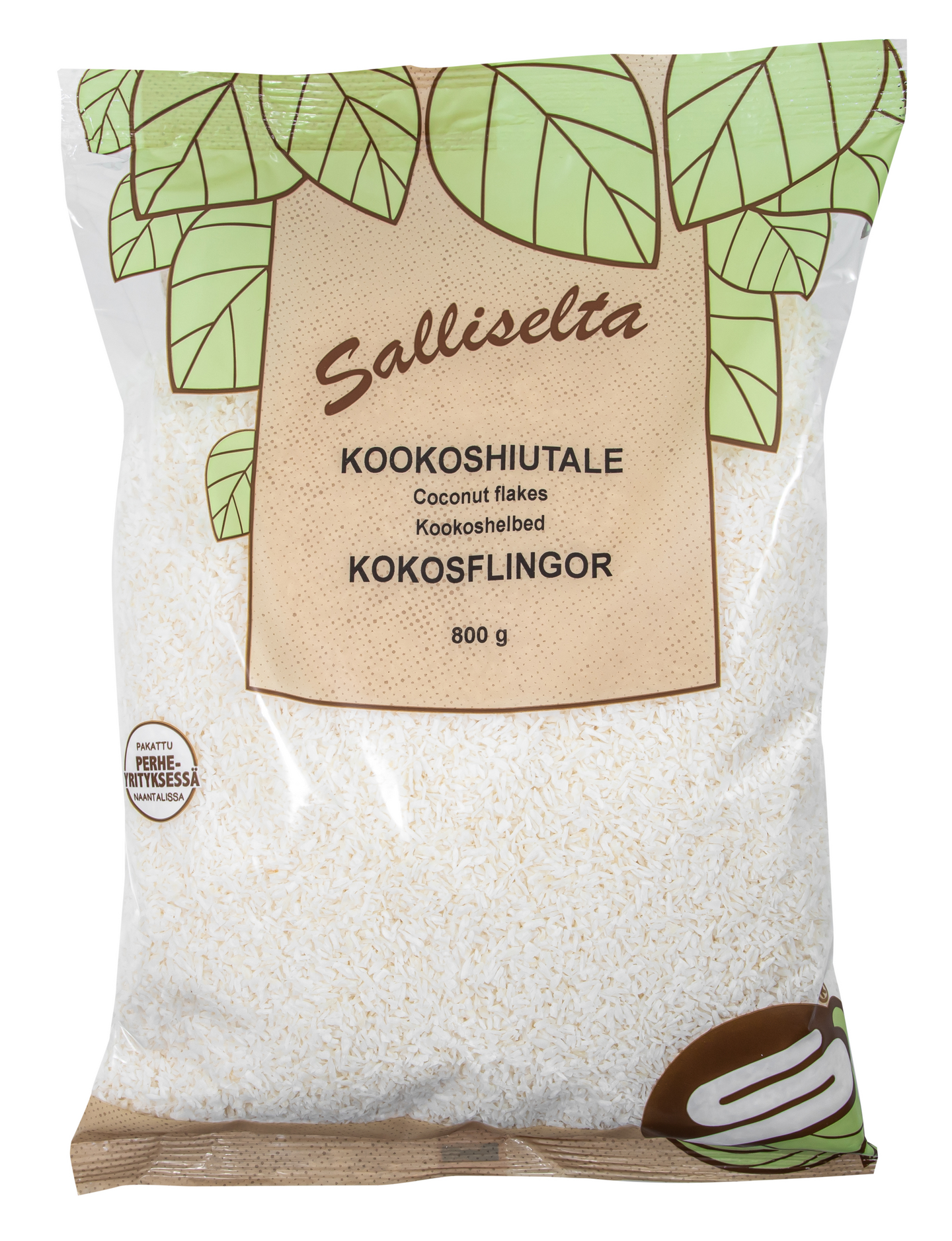 Salliselta Kookoshiutale 800g