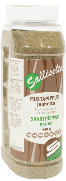 Salliselta Mustapippuri jauhettu 440g