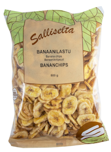 Salliselta Banaanilastu 800g