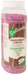 Salliselta Sokeriströsseli pinkki-lila 500g