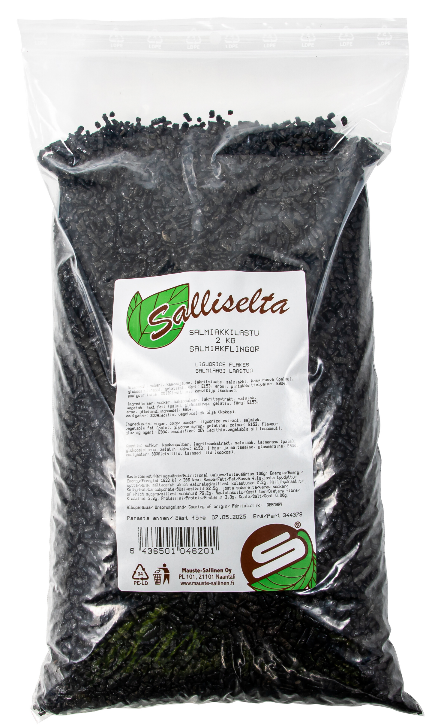 Salliselta Salmiakkilastu 2kg