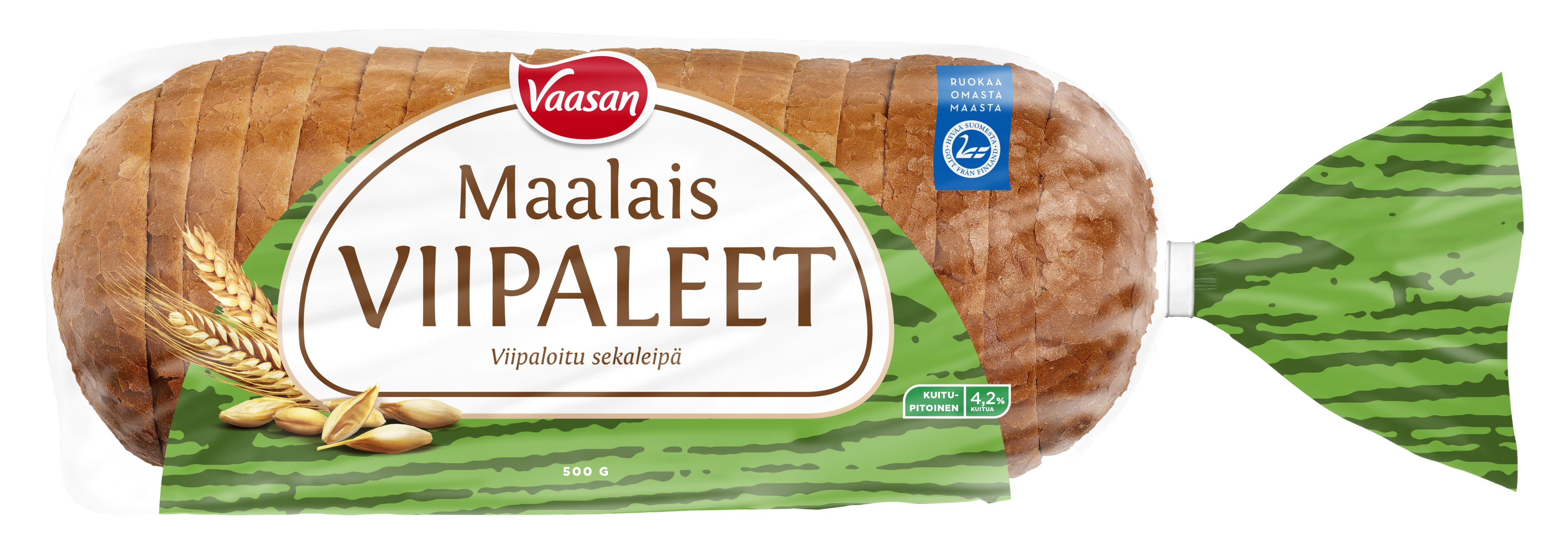 Vaasan Maalaisviipaleet 500g viipaloitu sekaleipä