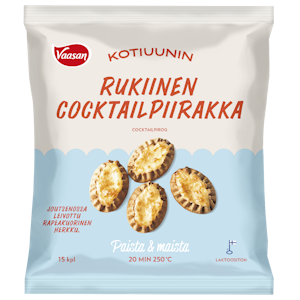 Vaasan Kotiuunin Rukiinen cocktailpiirakka 15kpl/675g