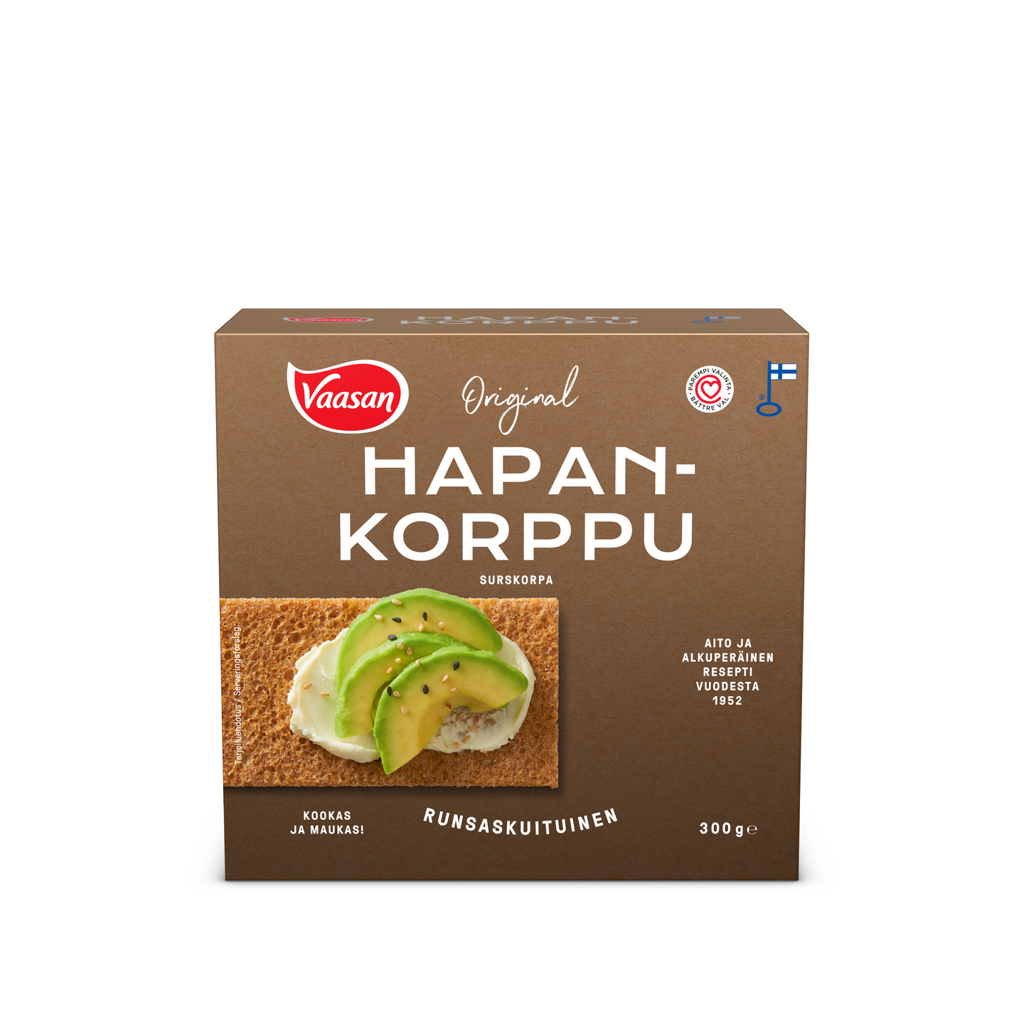 Vaasan hapankorppu 300g original