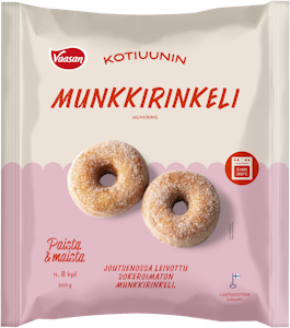 Vaasan Kotiuunin munkkirinkeli 8kpl/360g pakaste