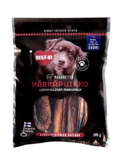 Best-in härkäpuikko 105g luonnollinen makupala