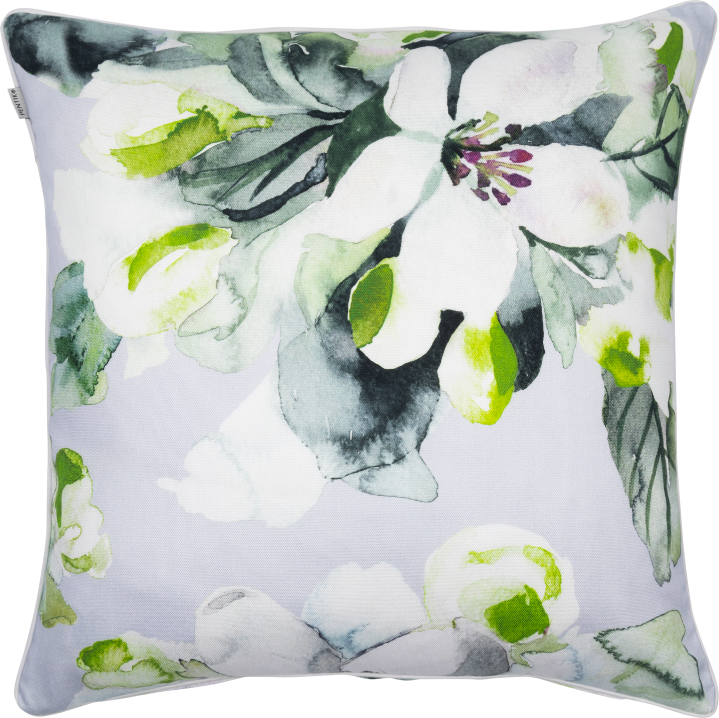 Pentik Omenankukka koristetyynynpäällinen vihreä 45x45 cm