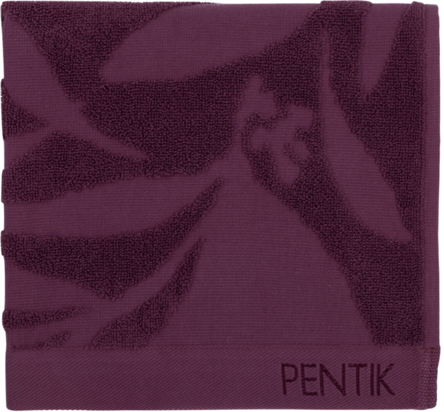 Pentik Sypressi käsipyyhe 50x70 cm burgundi