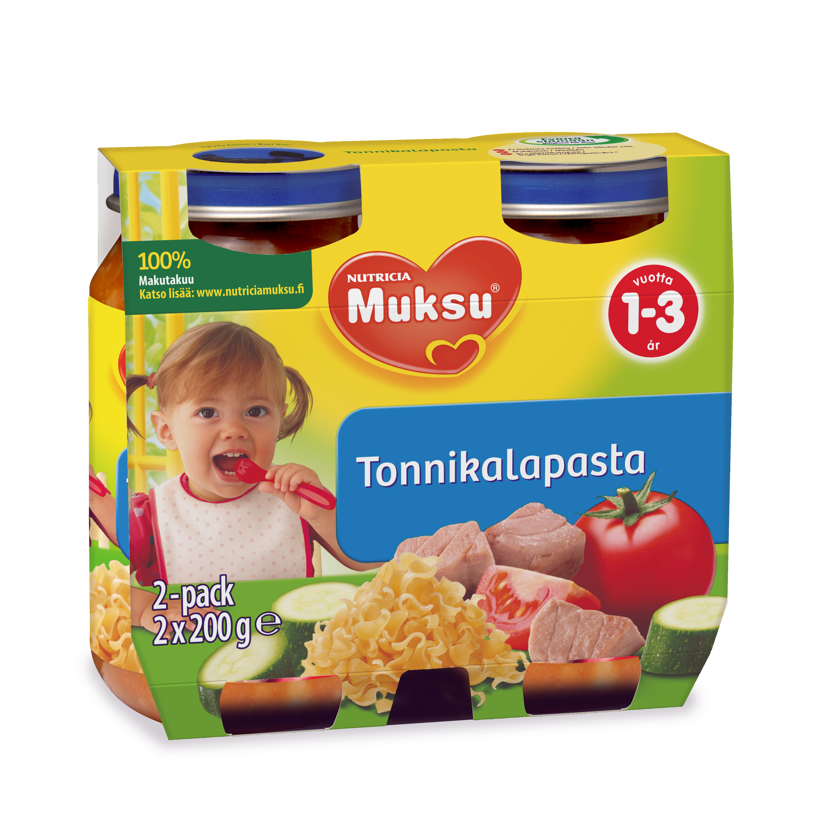 Muksu Tonnikalapasta 2x200g 1-3v | K-Ruoka Verkkokauppa